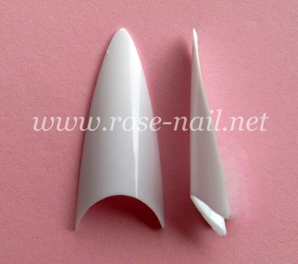 RNTIP-36 Sharp Shape White French Tip