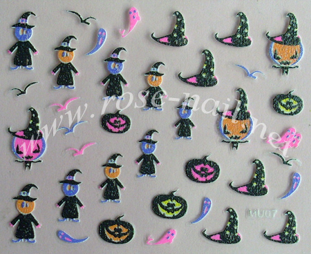 MU07 Hallowmas Nail Sticker