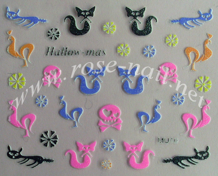 MU10 Hallowmas Nail Sticker