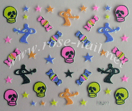 MU11 Hallowmas Nail Sticker