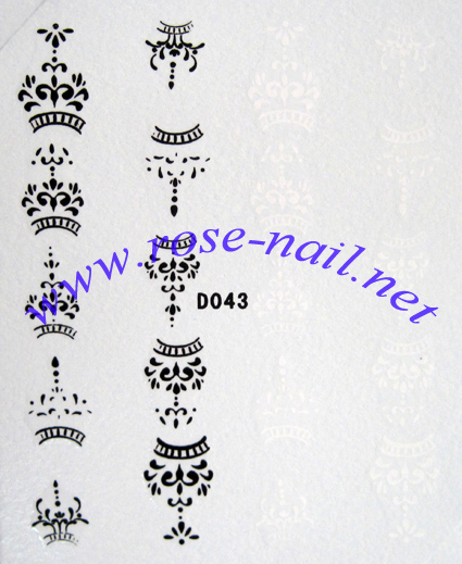 BW-D043 Nail Sticker