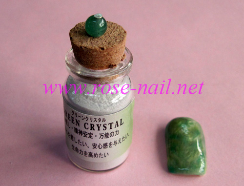 RNSF-04 Undyed  Natural Stone Powder-(green crystal)