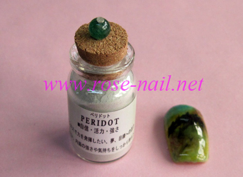 RNSF-07 Undyed Natural Stone Powder-(peridot)