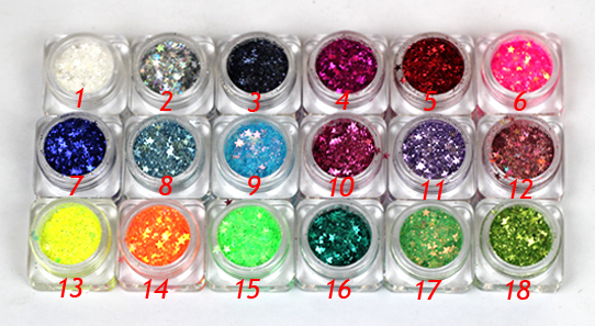 RNAG-56 Mixed Glitter Nail Powder