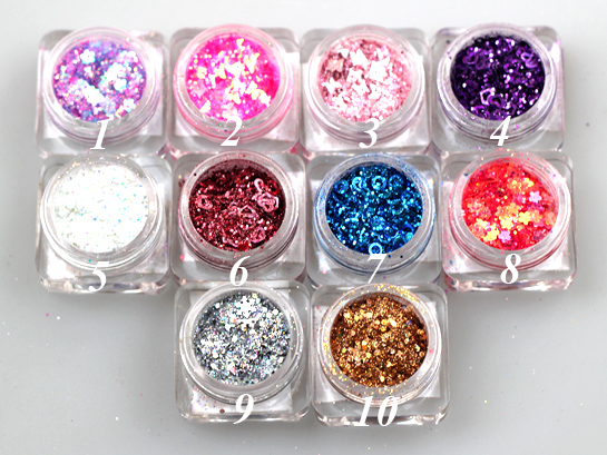 RNAG-60 Dazzling with glitter powder
