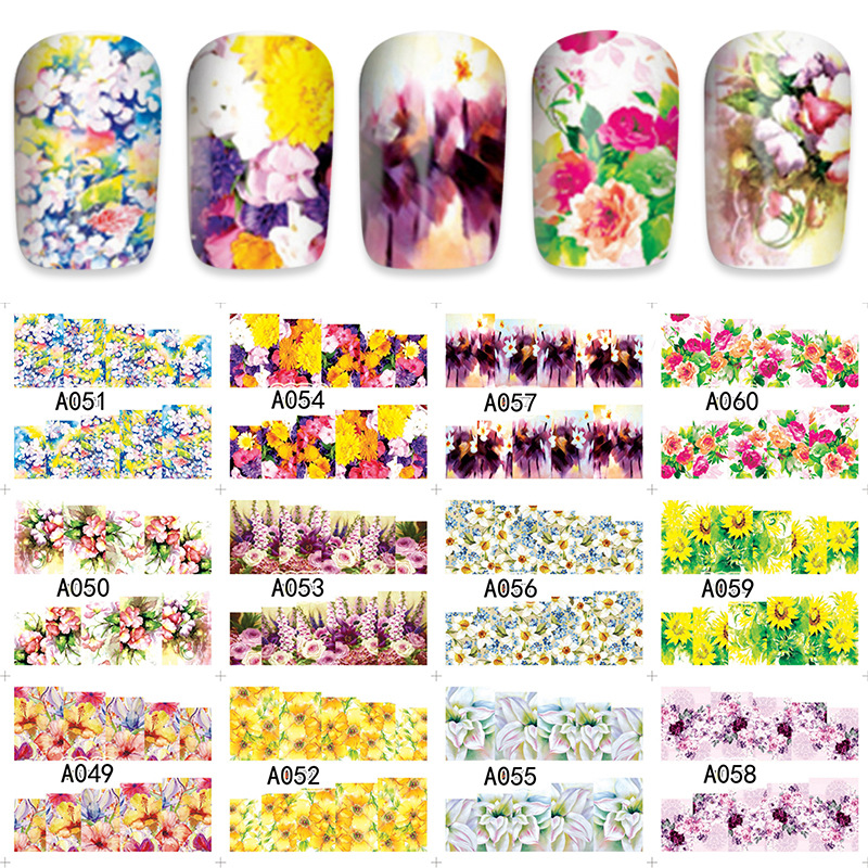 Flower Nail Tattoos