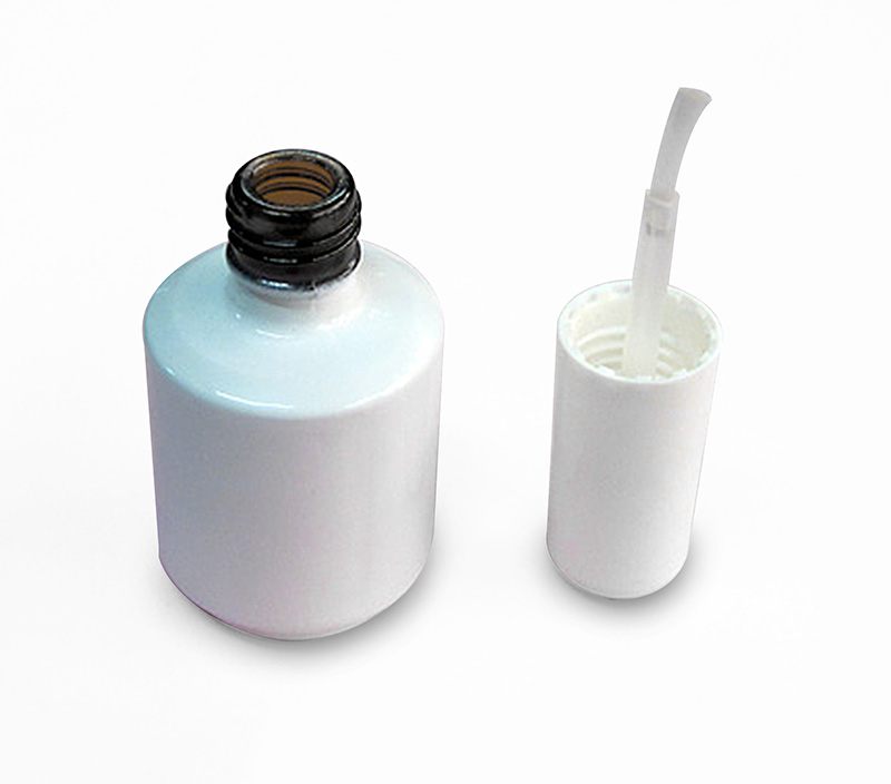 RNT-284 White Glass Polish Bottle