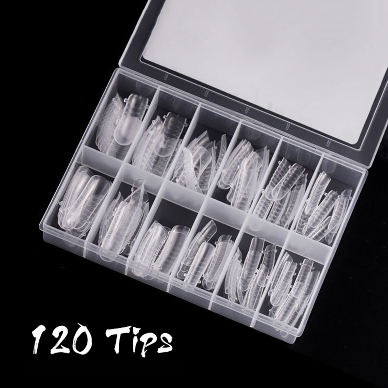120 Tips Dual Forms Tips for Acryl Gel