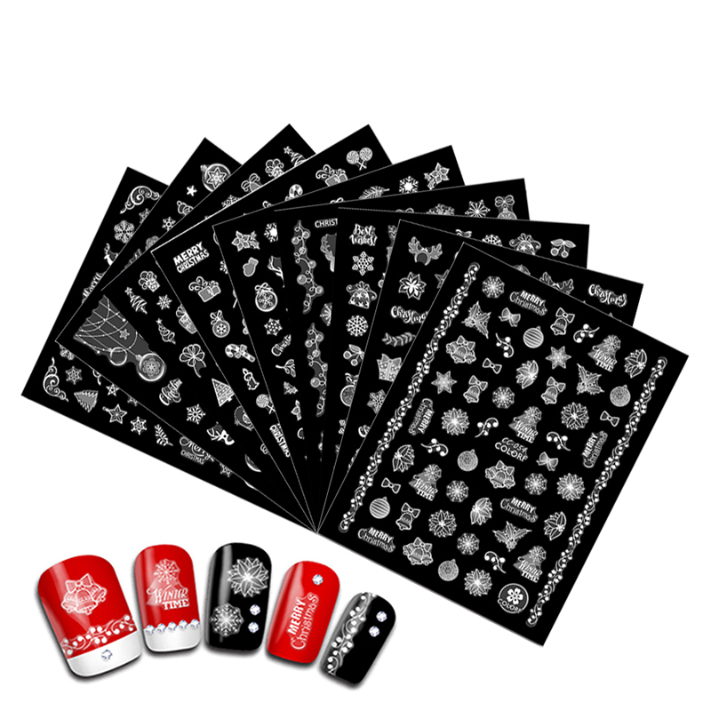 CC046-054 Christmas Nail Sticker