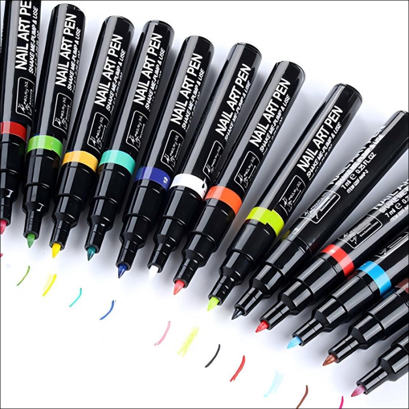 RNP-121 16 Colors Paint Nail Pen