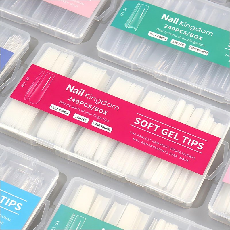 RNTIP-173 New Extended French Nail Tips (240 Piece Box)