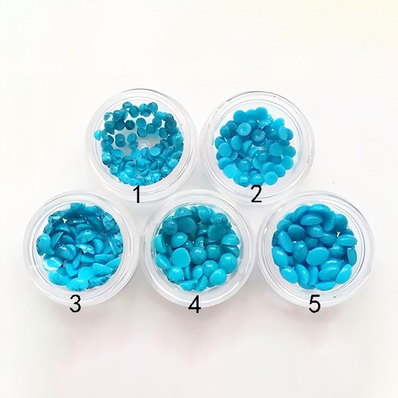 RNAR-219 Nail Art Turquoise Stones