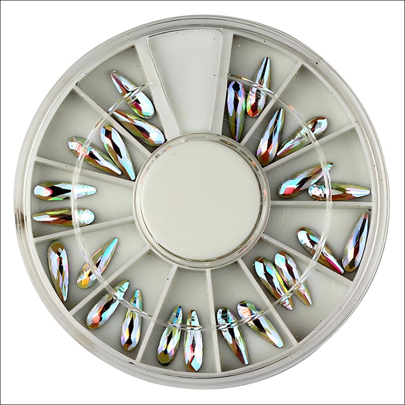 RNAR-245 Rainbow Color Drop Rhinestones