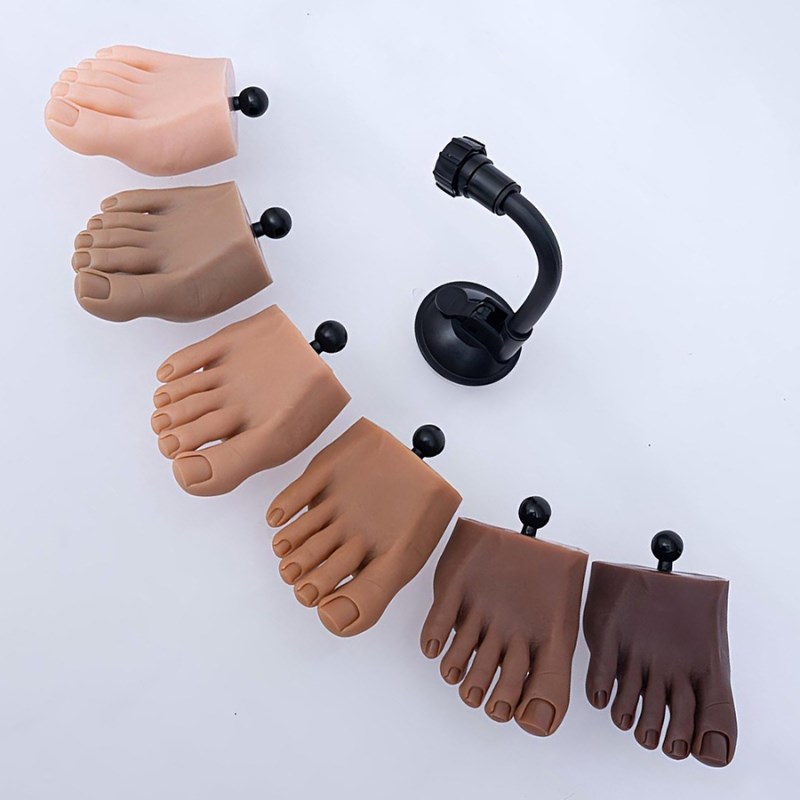 RNT-799 Silicone Nail Practice Foot Model