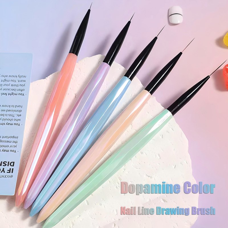 RAB-57 Dopamine Color Nail Line Drawing Brush