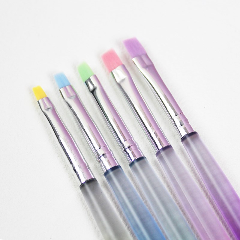 RAB-61 Matte Transparent Gradient Round Rod Painting Pen Set