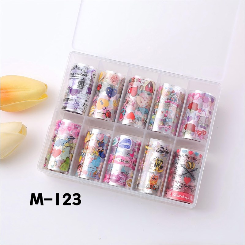 RNAA-134 Case Packing Nail Art Transfer Foil Collection