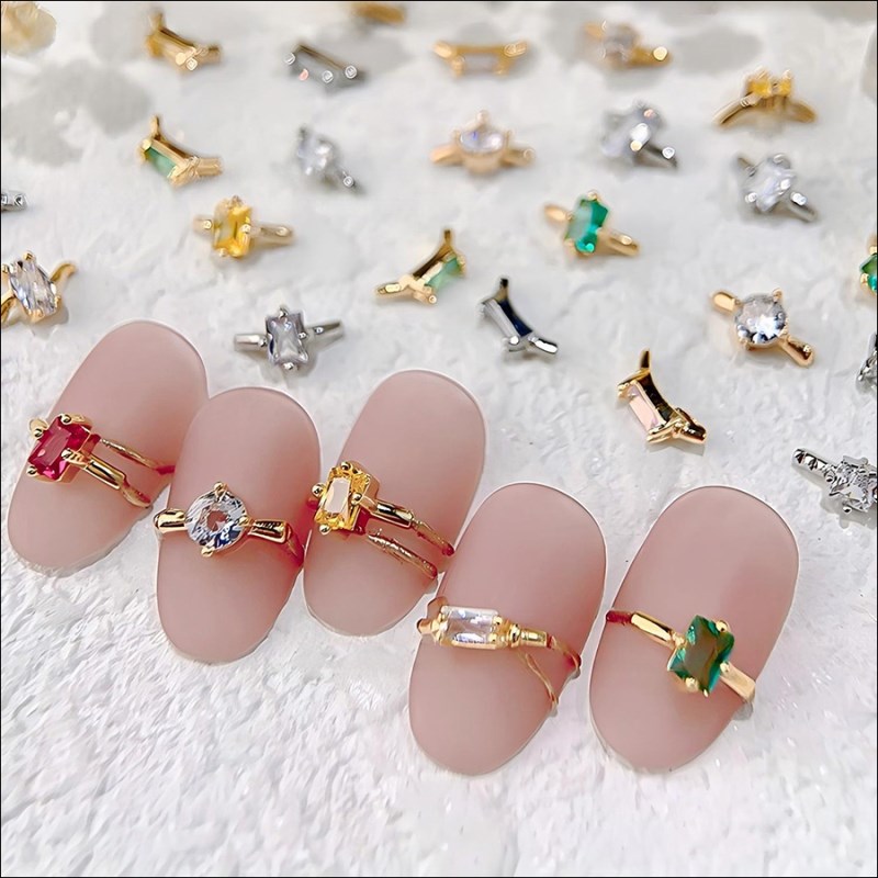 RNAR-309 Zircon Ring Nail Accessories