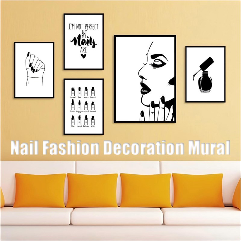 RNT-834 (30*40cm)Nail and Eyelash Salon Decoration Mural