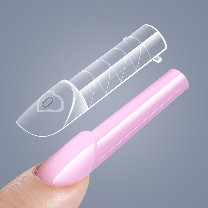 RNTIP-206 French Nail Molds for Nail Salons 150 Pieces Boxed with Measurement Markings