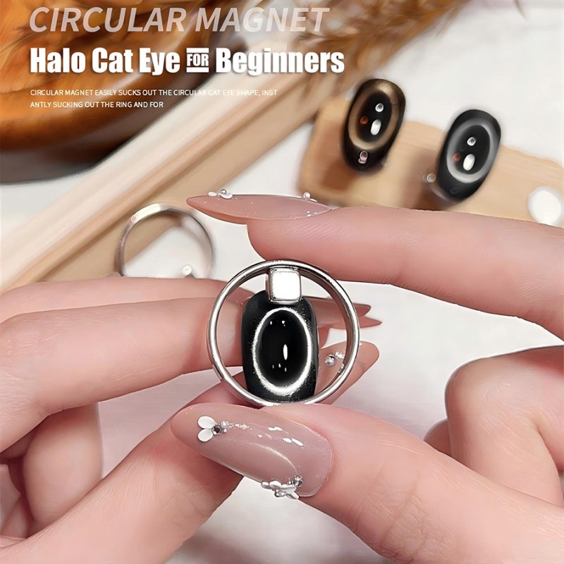 RNT-847 Ring Magnet Hollow Cat Eye Nail Tool