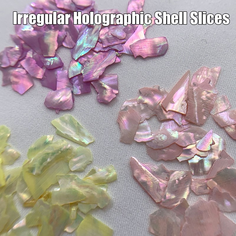 D305 Irregular Iridescent Shell Flakes