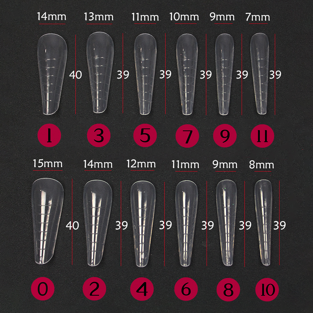 120-tips packing nail model tip