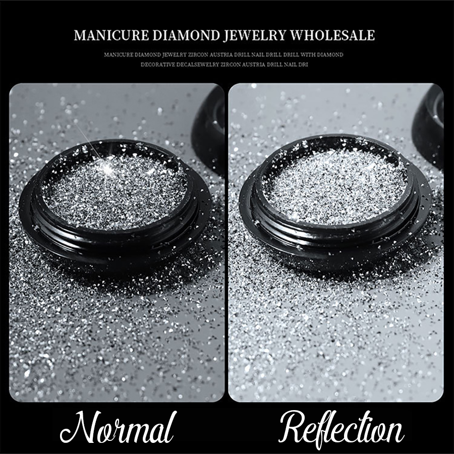 reflective broken diamond powder