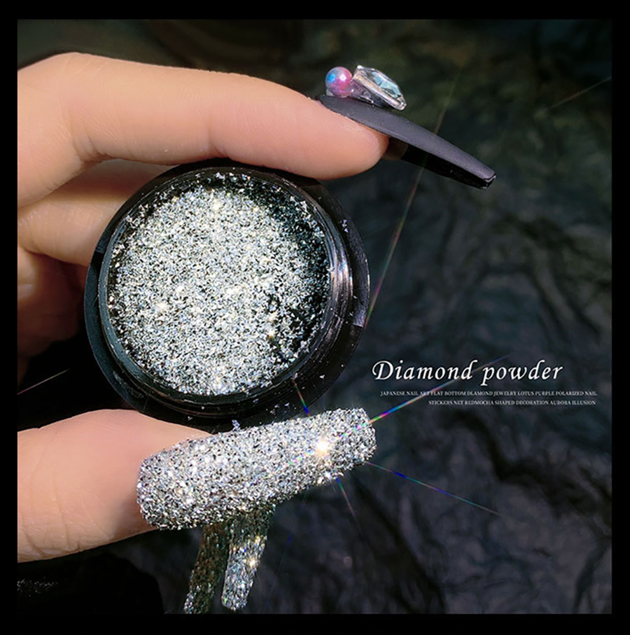 reflective broken diamond powder