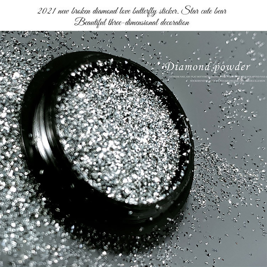 reflective broken diamond powder