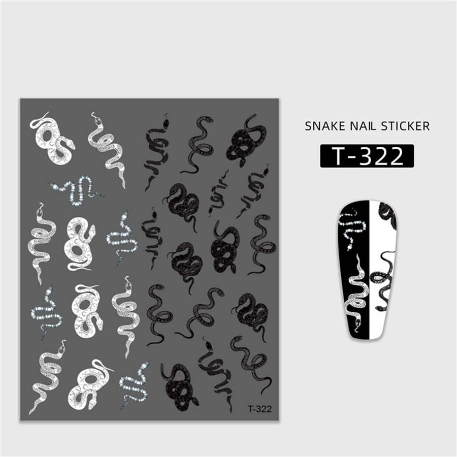 snake series nail sticker