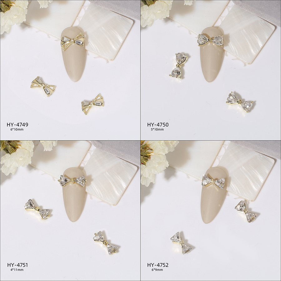 nail alloy rhinestone jewelry