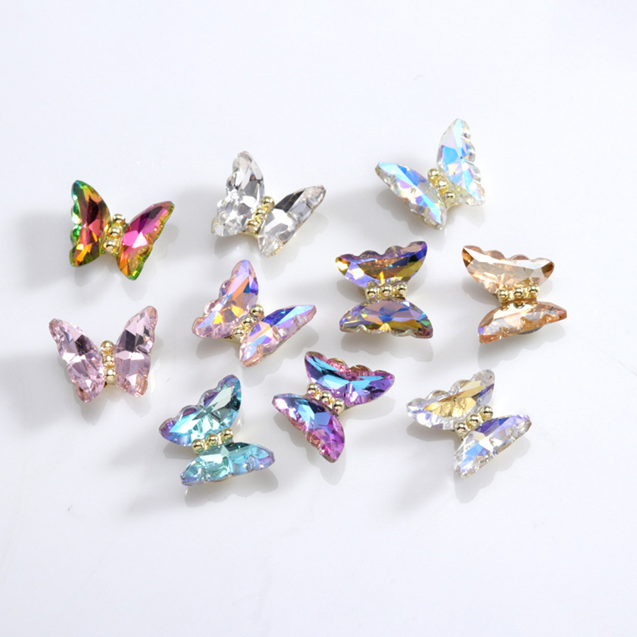 d253 transparent butterfly jewelry