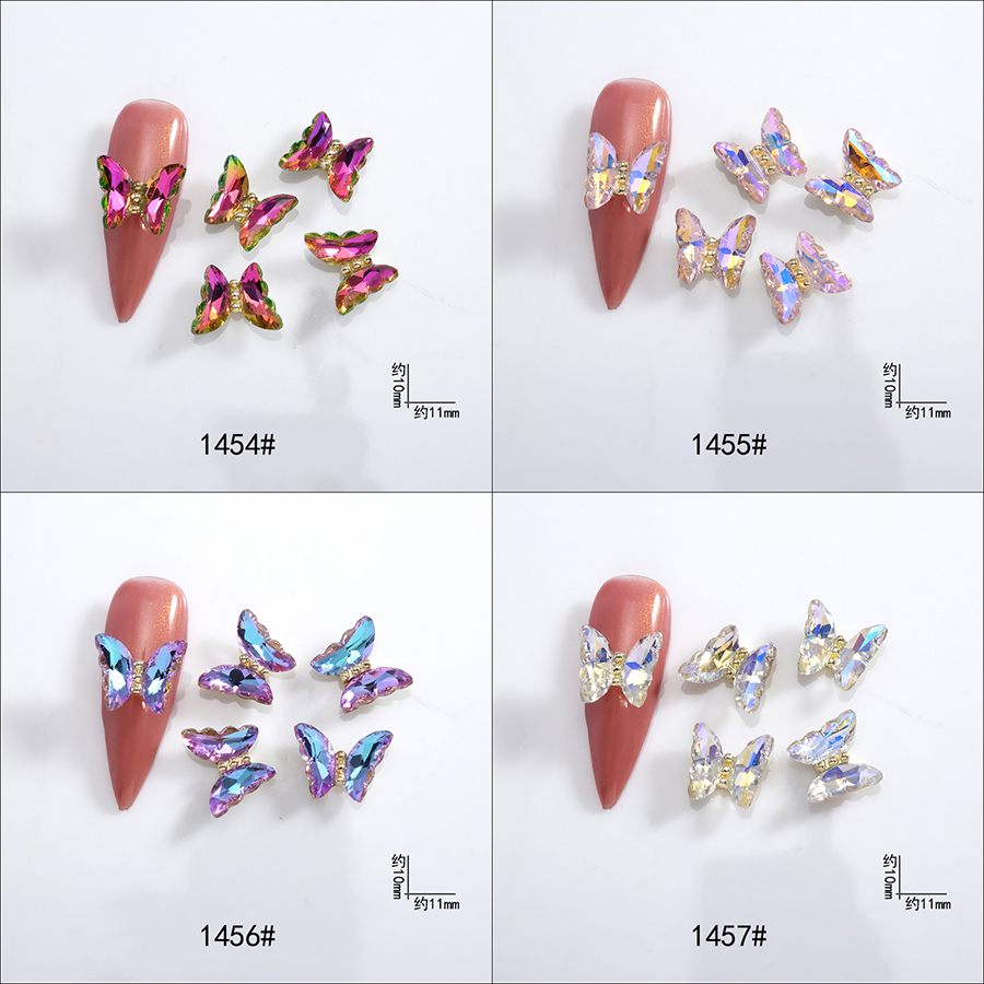 d253 transparent butterfly jewelry