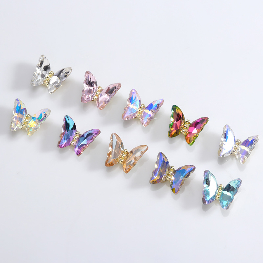 d253 transparent butterfly jewelry