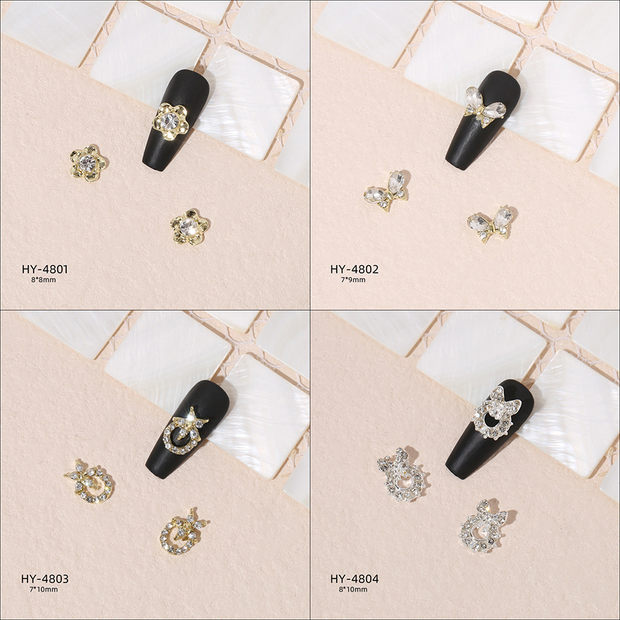 d257 alloy nail jewelry