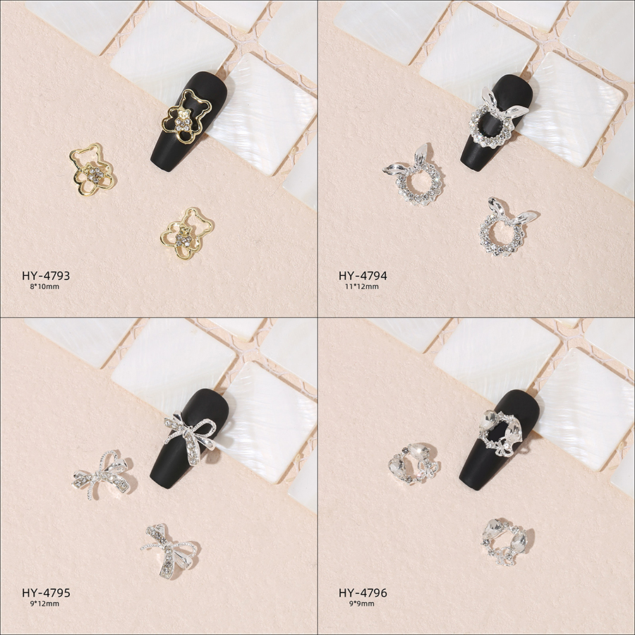 d257 alloy nail jewelry