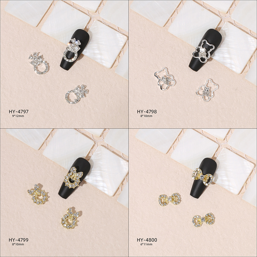 d257 alloy nail jewelry