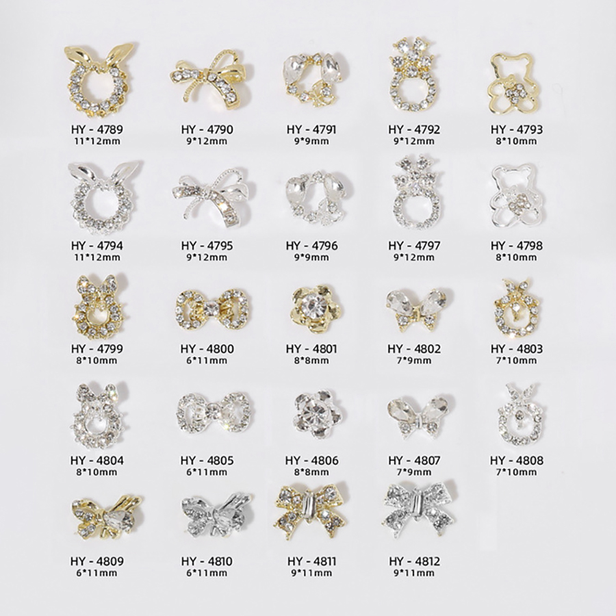 d257 alloy nail jewelry