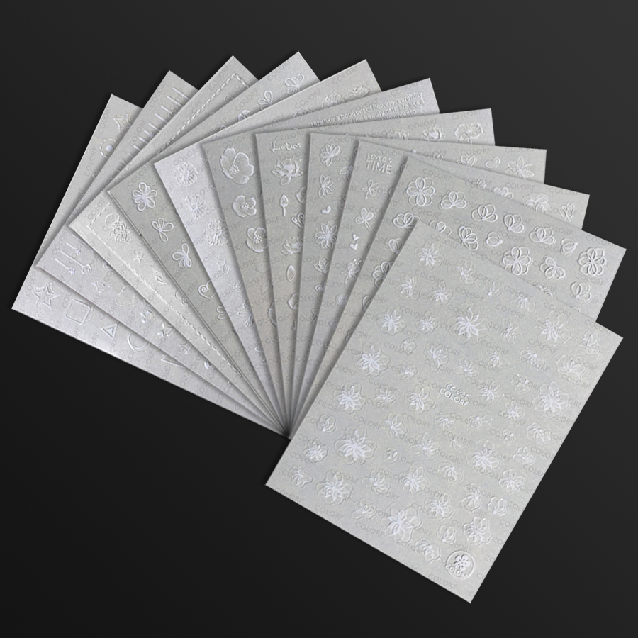 cc010-027 3d transparent crystal sticker