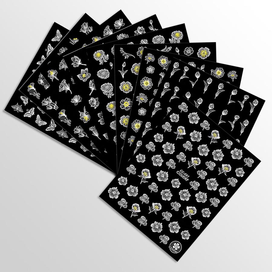 cc073-081 3d transparent crystal sticker