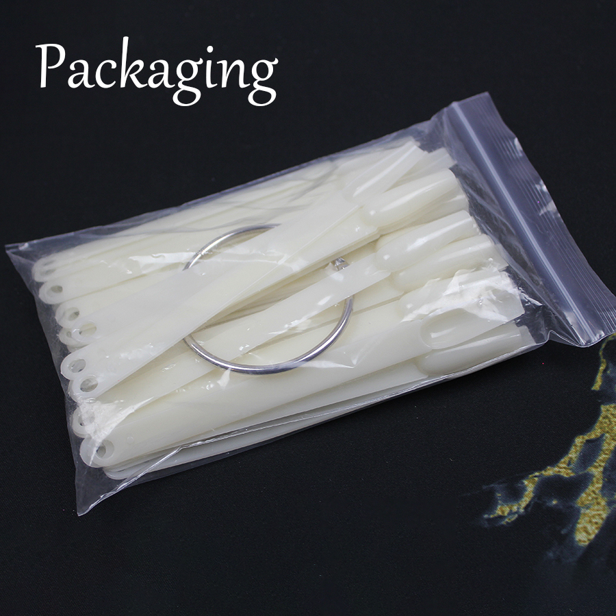 rntip-117 bag packing flat head display nail tips