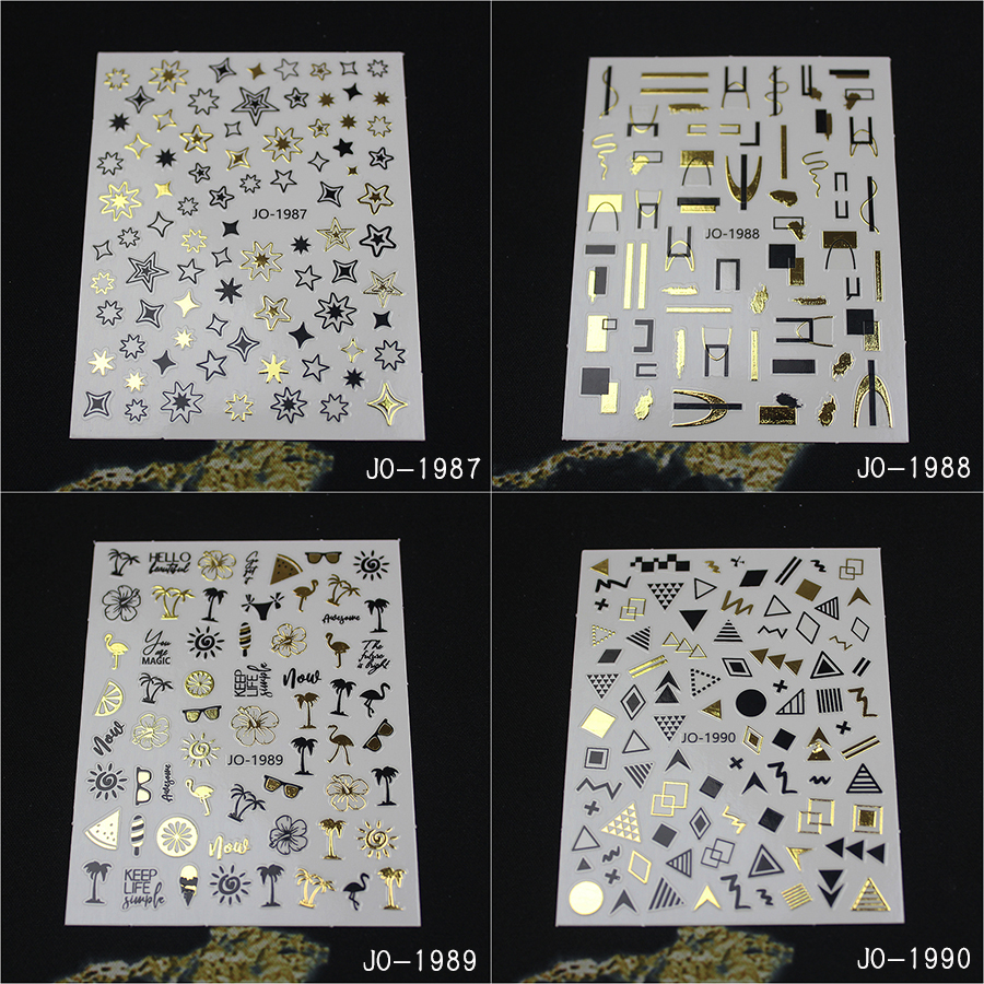 jo1987-1998 gilding nail stickers