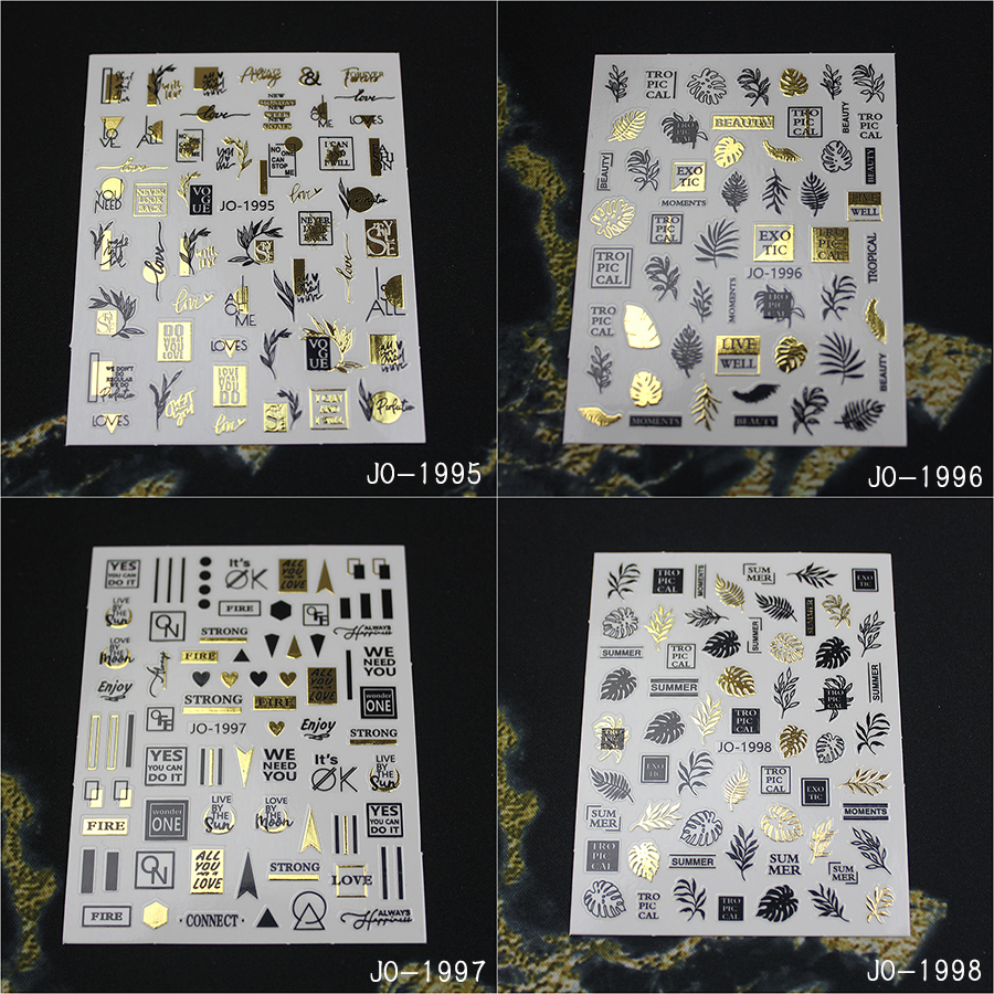 jo1987-1998 gilding nail stickers