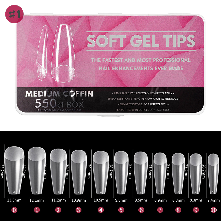 rntip-126 alrea-thin traceless sanding nail tips