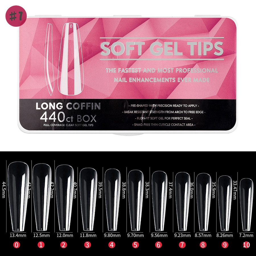 rntip-126 alrea-thin traceless sanding nail tips