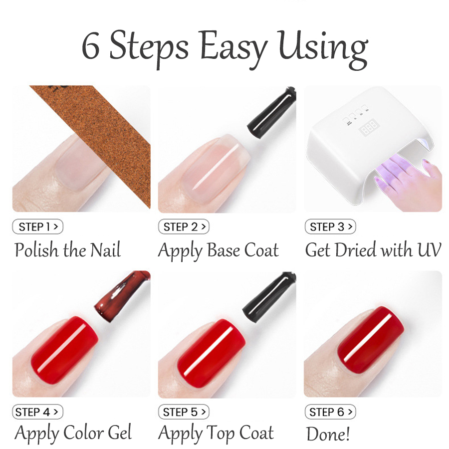 rnug-111 48-color nail polish set