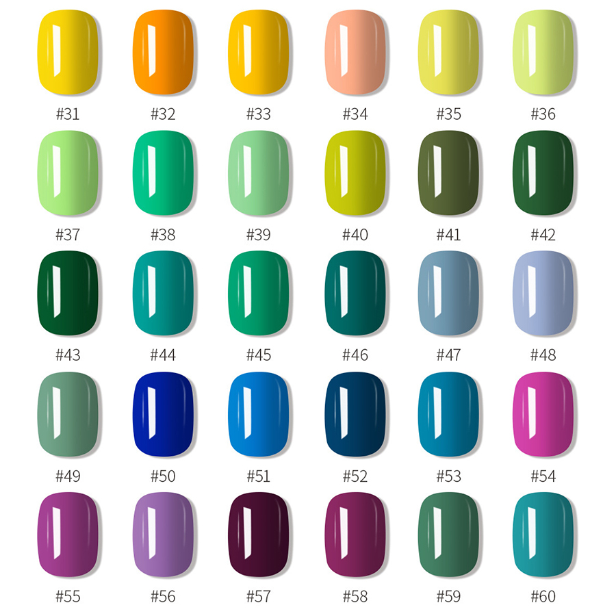 rnug-113 60-color nail polish set