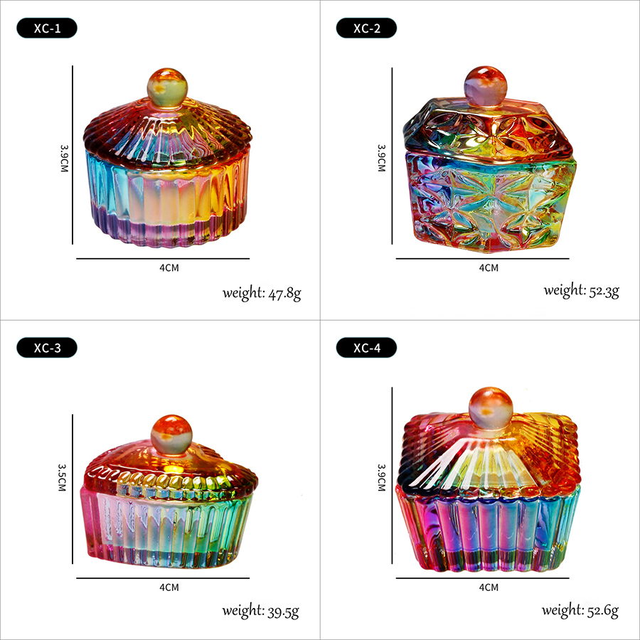 rnt-718 aurora colorful crystal dish