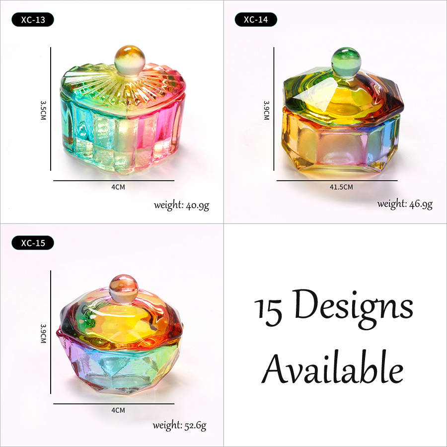 rnt-718 aurora colorful crystal dish